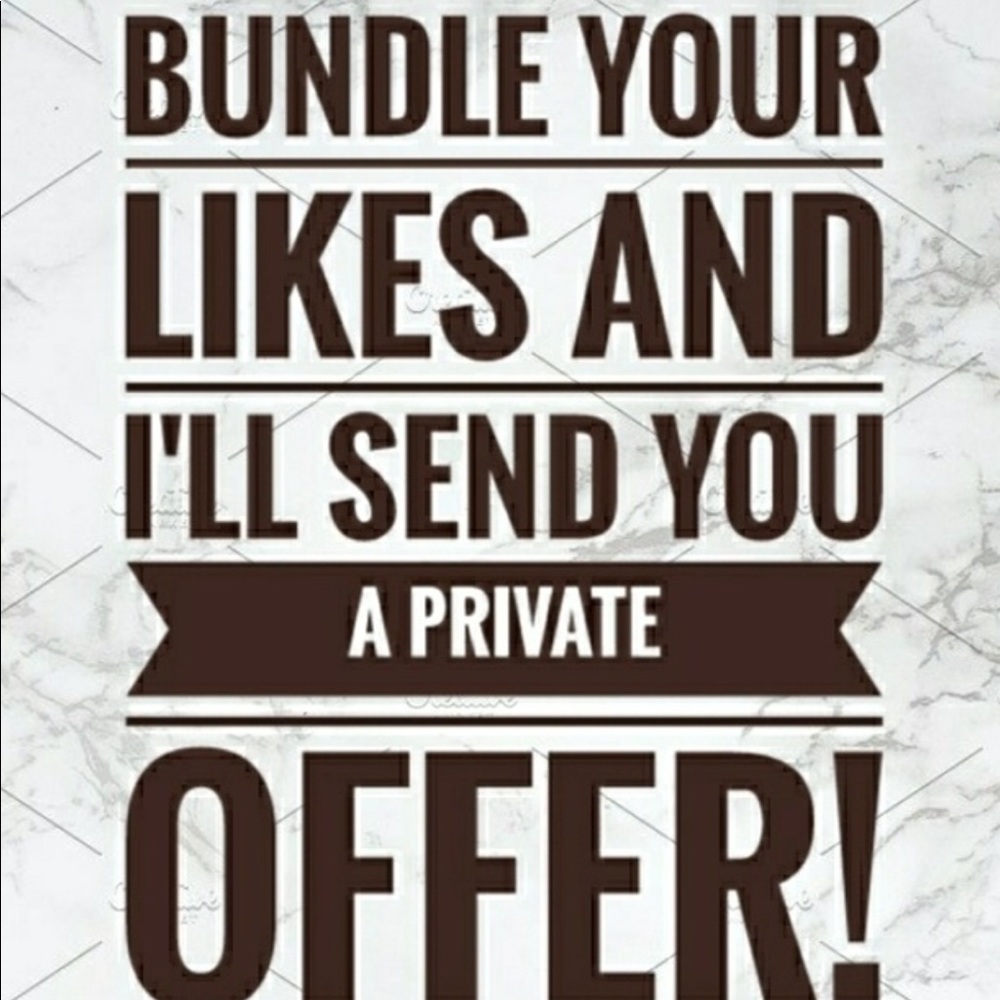 Send me likes and I’ll send you an offer